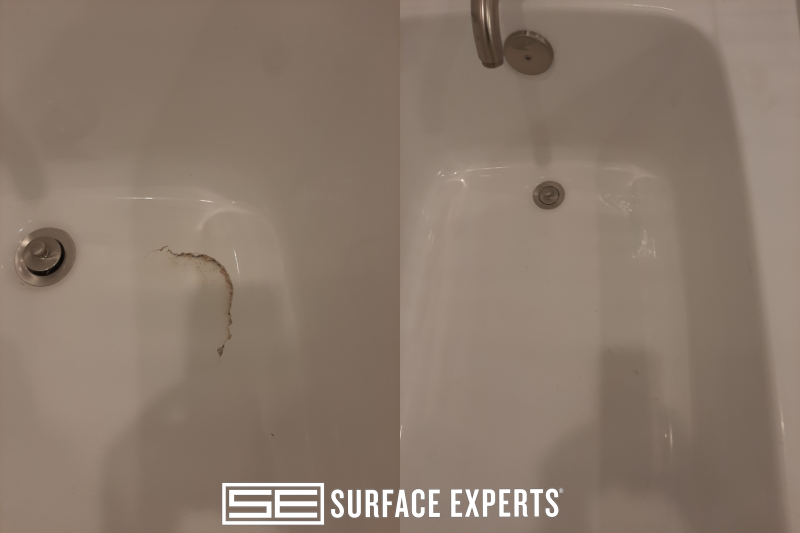 Before After Surface Experts, Fix Hole In Plastic Bathtub