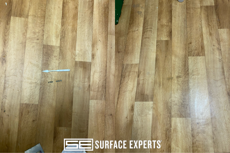Before After Surface Experts, How To Repair Burn Mark On Vinyl Floor